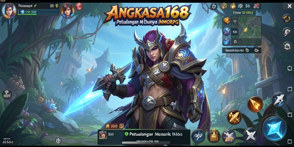 Tampilan gameplay yang seru dan menakjubkan dari ANGKASA168.