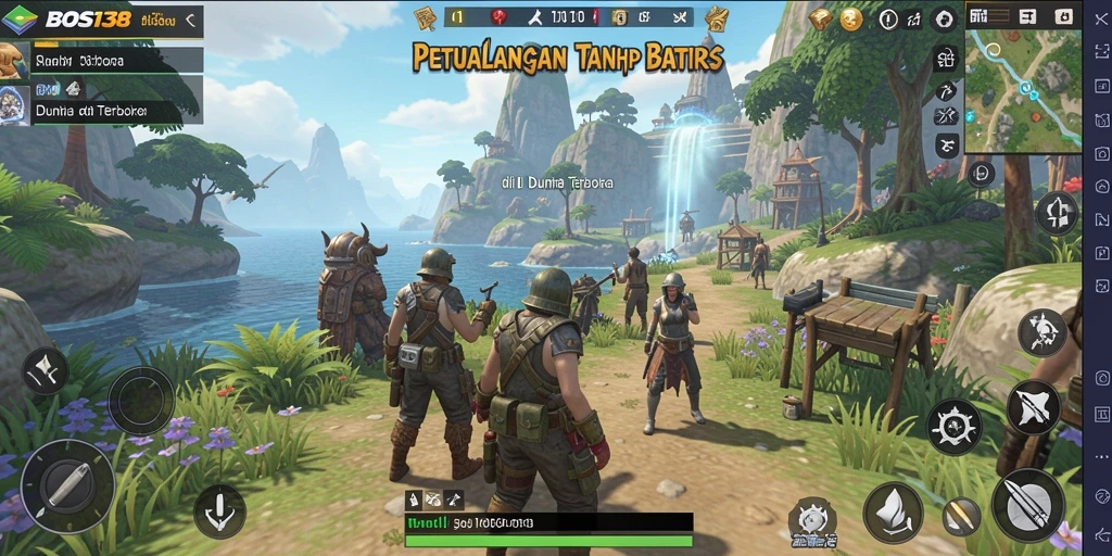 Tampilan gameplay <strong>BOS138</strong> yang mengesankan di dunia terbuka.