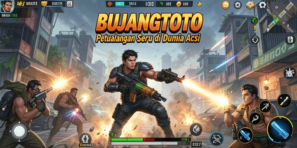 Tampilan seru dalam gameplay BUJANGTOTO yang penuh aksi.