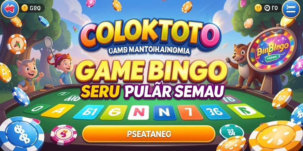 Screenshot gameplay COLOKTOTO menunjukkan keseruan bermain Bingo.
