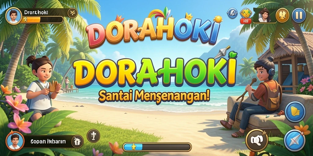 Tangkap momen seru dalam gameplay DORAHOKI yang santai.
