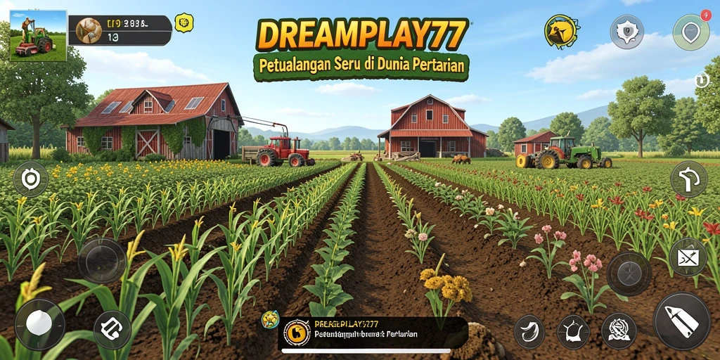 Gameplay seru dengan grafis pertanian menawan.