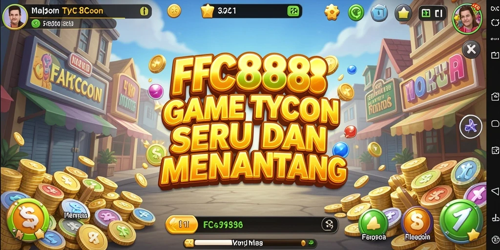 Tampilan permainan FC888 yang menggambarkan keseruan membangun bisnis Tycoon.