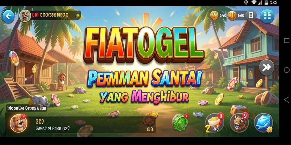 Tampilan gameplay menawan dari FIATOGEL yang menghibur.
