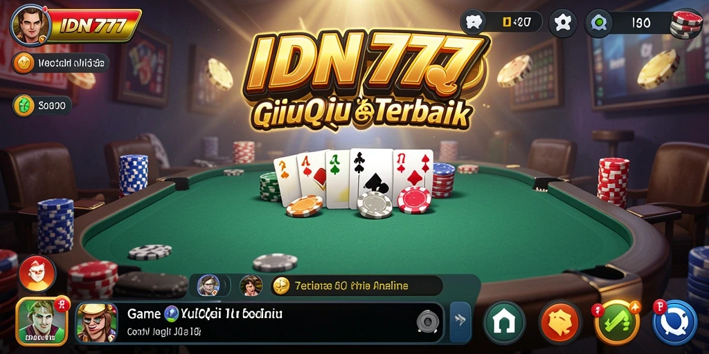 Screenshot IDN777 menampilkan pengalaman bermain QiuQiu yang seru.