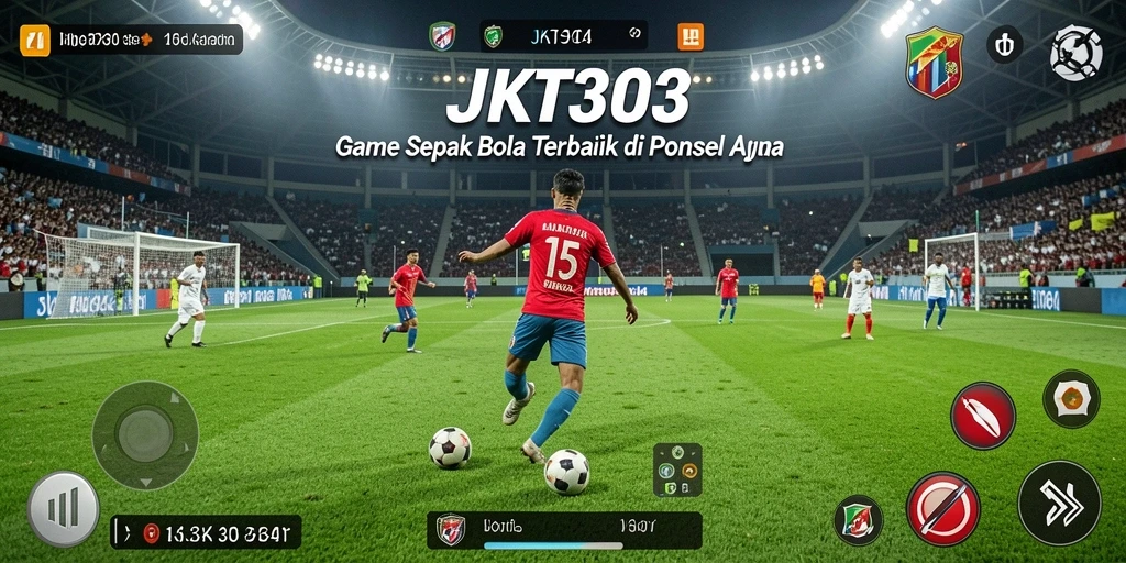 Screenshot gameplay JKT303 yang menampilkan aksi seru di lapangan.