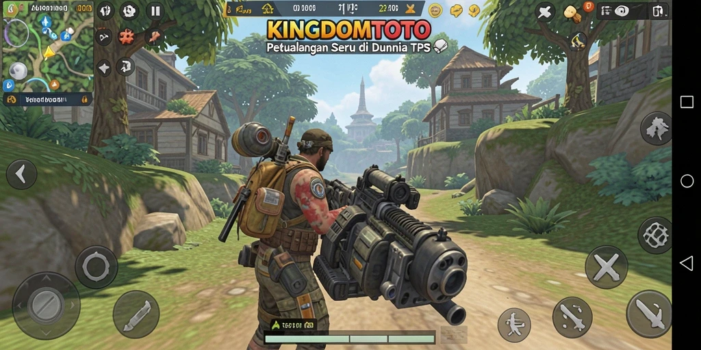 Tampilan gameplay yang intens dan menegangkan di KINGDOMTOTO.