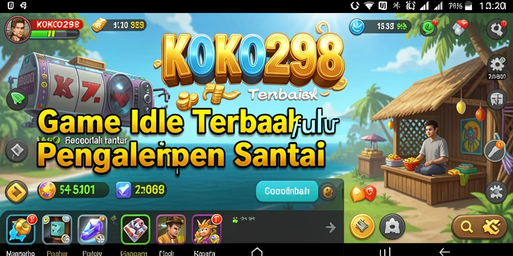 Tampilan gameplay santai dari KOKO288 yang menawan.
