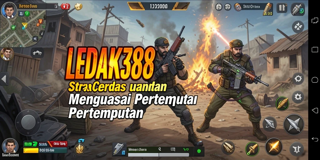 Tampilan gameplay keren dari LEDAK388 yang penuh strategi.
