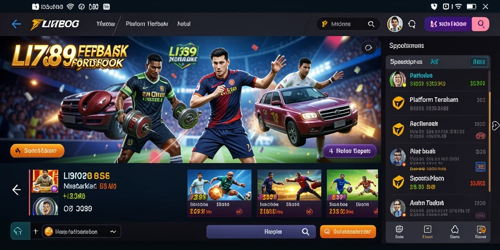 Tampilan gameplay LI789 dengan fitur taruhan olahraga yang menarik.