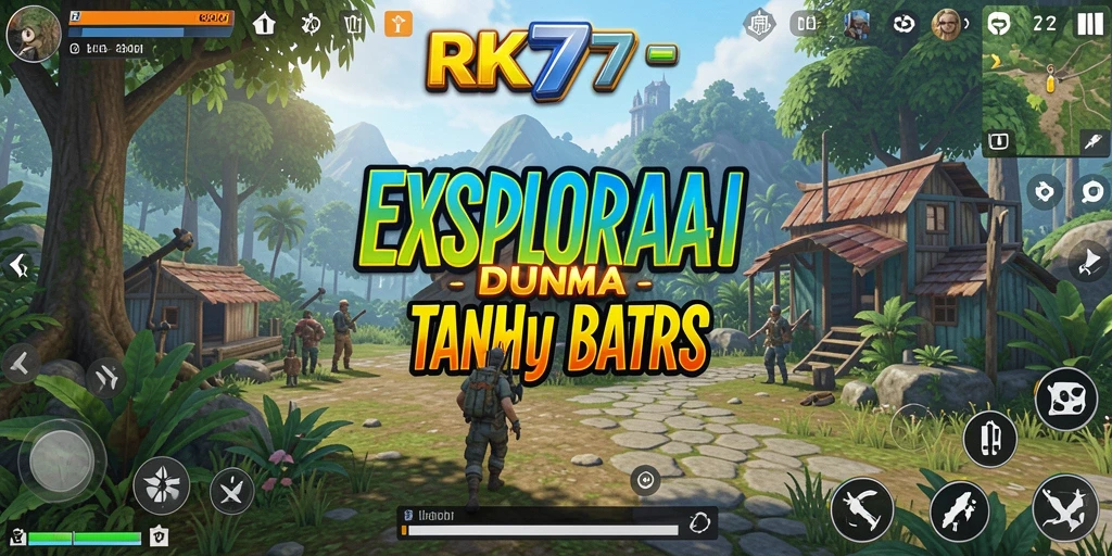 Tampilan gameplay menarik di dunia Open World RK77.
