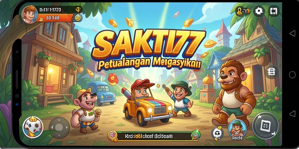 Tampilan gameplay SAKTI77 yang penuh aksi dan tantangan.